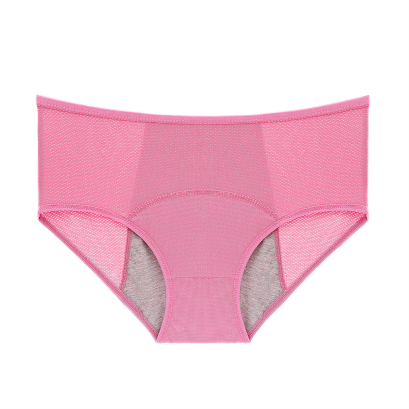 Eashery Cotton Panties Women's High Waisted Cotton Underwear Soft Full Briefs Ladies Breathable Panties Pink Large